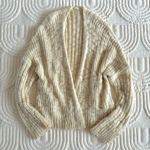 L.A. Hearts cream knit cardigan